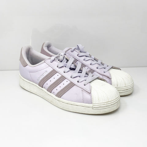 Adidas Womens Superstar FV3372 Purple Casual Shoes Sneakers Size 7
