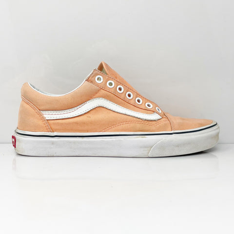 Vans Unisex Off The Wall 500714 Orange Casual Shoes Sneakers Size M 8 W 9.5