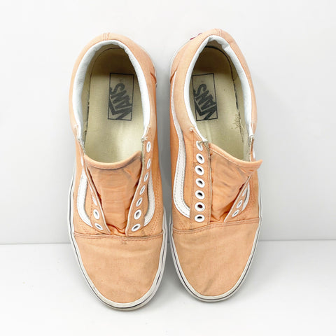 Vans Unisex Off The Wall 500714 Orange Casual Shoes Sneakers Size M 8 W 9.5
