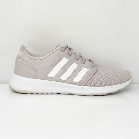 Adidas Womens Cloudfoam QT Racer B43758 Pink Running Shoes Sneakers Size 8