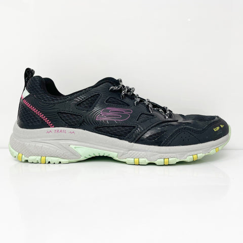 Skechers Womens Hillcrest Pure Escapade 149821 Black Running Shoes Sneakers 8.5