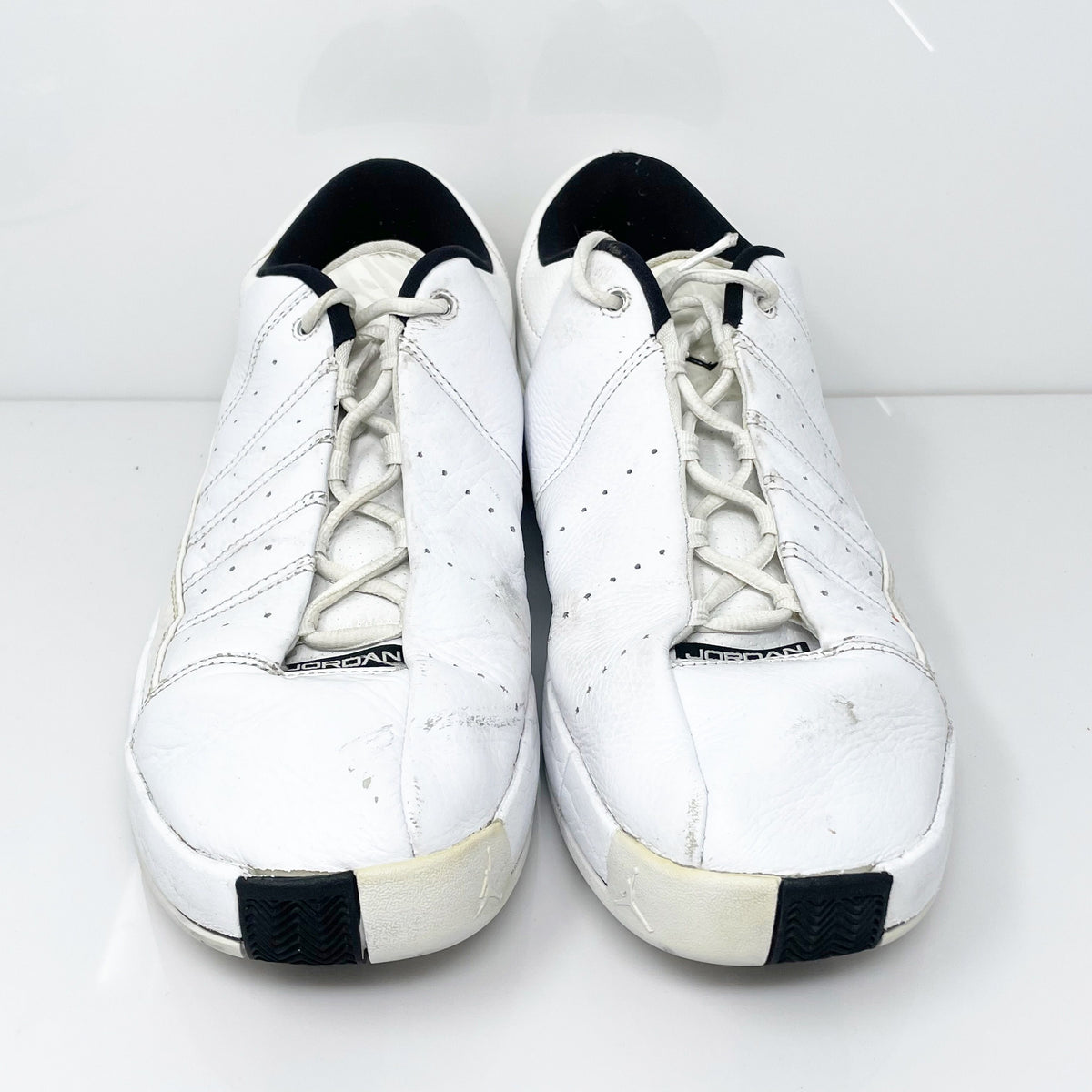 Nike Mens Air Jordan TE II 395468-111 White Basketball Shoes