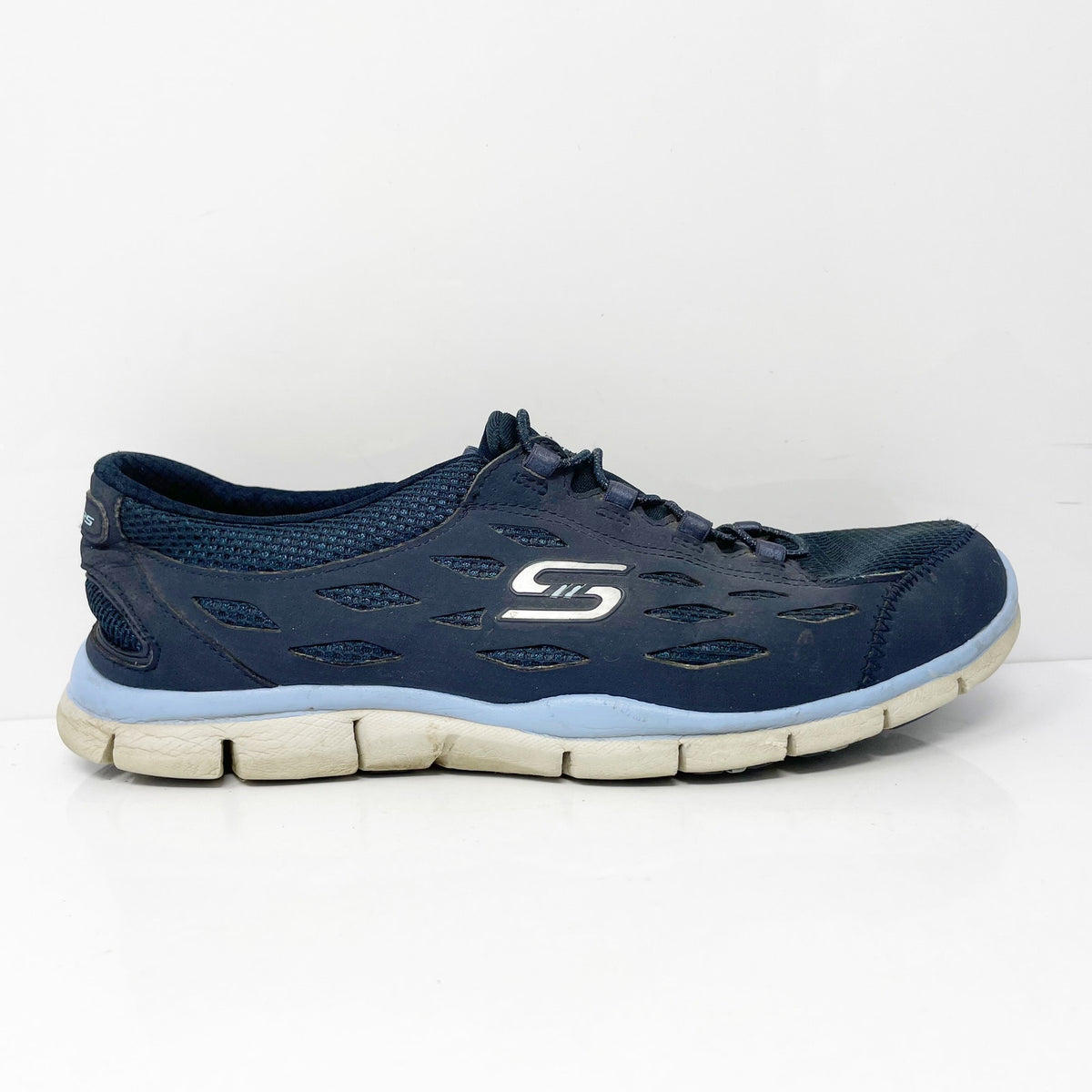 Skechers Womens Gratis Breezy City 22773 Blue Running Shoes