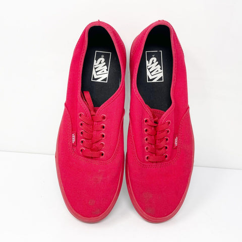 Vans Mens Era 721356 Red Casual Shoes Sneakers Size 10