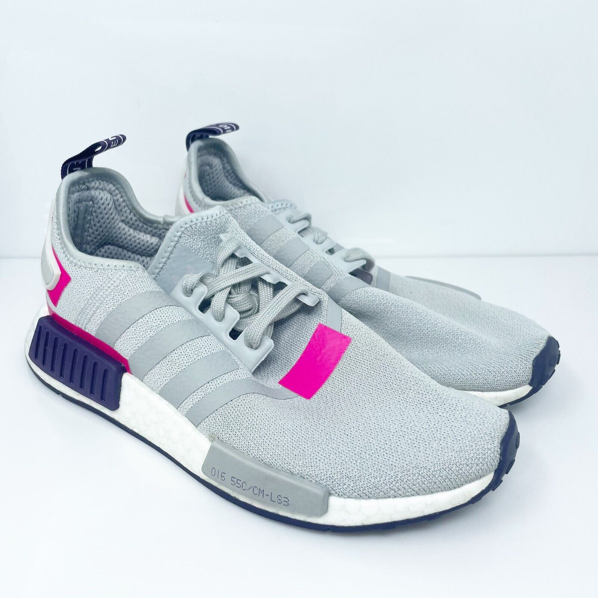 Adidas Womens NMD R1 BD8006 Gray Running Shoes Sneakers Size 8.5