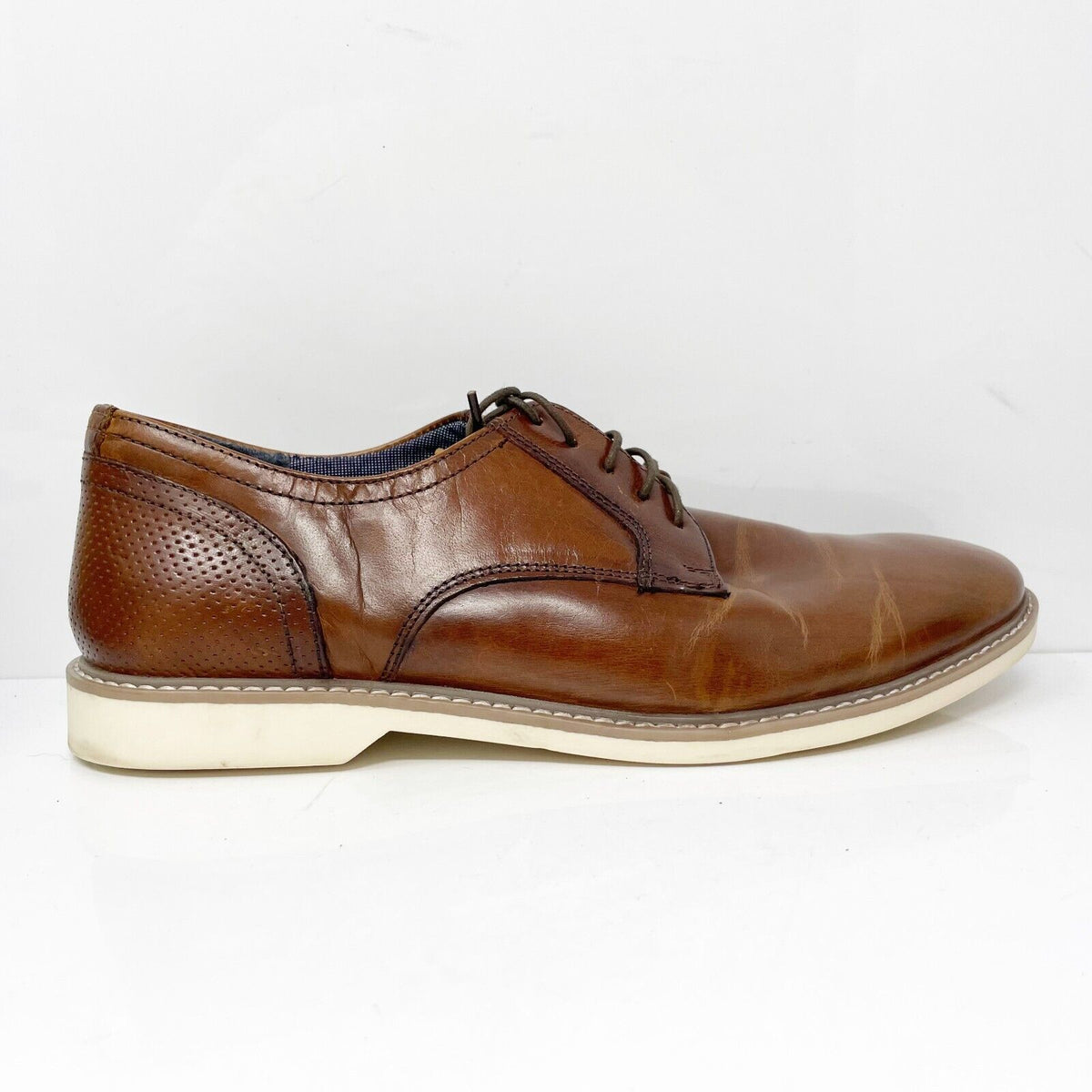 CURT & LARSON mens leather dress Oxford shoes Curt And Larson Mens Berlin 046943 Brown Lace Up Derby Dress  main image 2