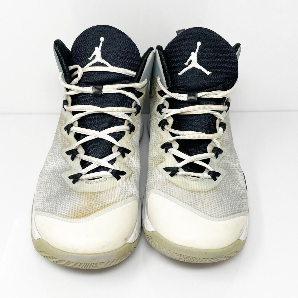Size 10 - Nike Air Jordan Super.Fly 3 Gray & White Basketball Shoes Men Jordan Super Fly 3 Gray - 684933-107 for Sale | Authenticity  main image 4