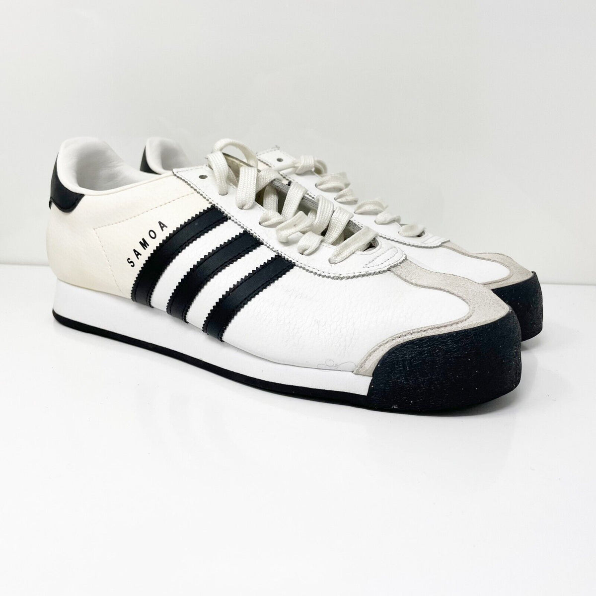 Adidas Mens Samoa 675033 White Casual Shoes Sneakers Size 11.5 SneakerCycle