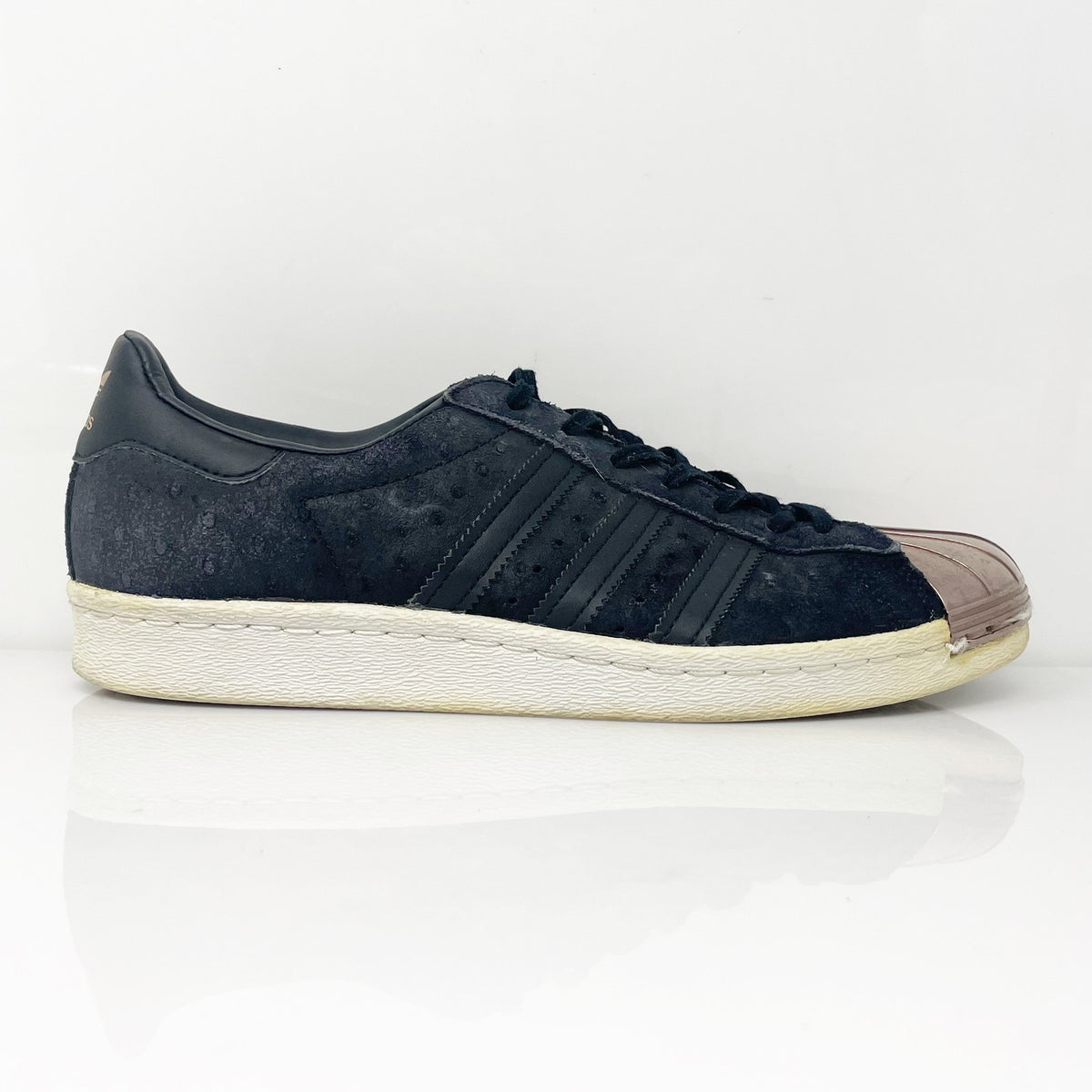Adidas Womens Superstar 80s S76712 Black Casual Shoes Sneakers Size 9.–  SneakerCycle