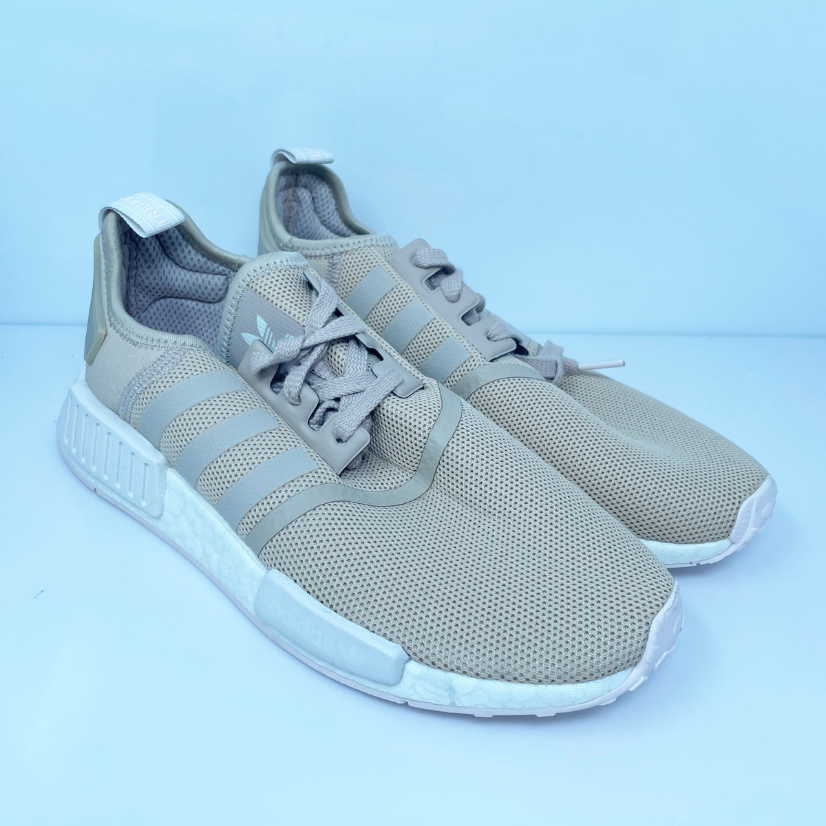 Adidas Womens NMD R1 FW6431 Beige Running Shoes Sneakers Size 9–  SneakerCycle