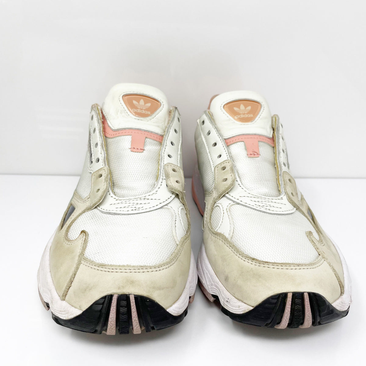 Adidas Womens Falcon EE4149 White Running Shoes Sneakers Size 8.5â SneakerCycle