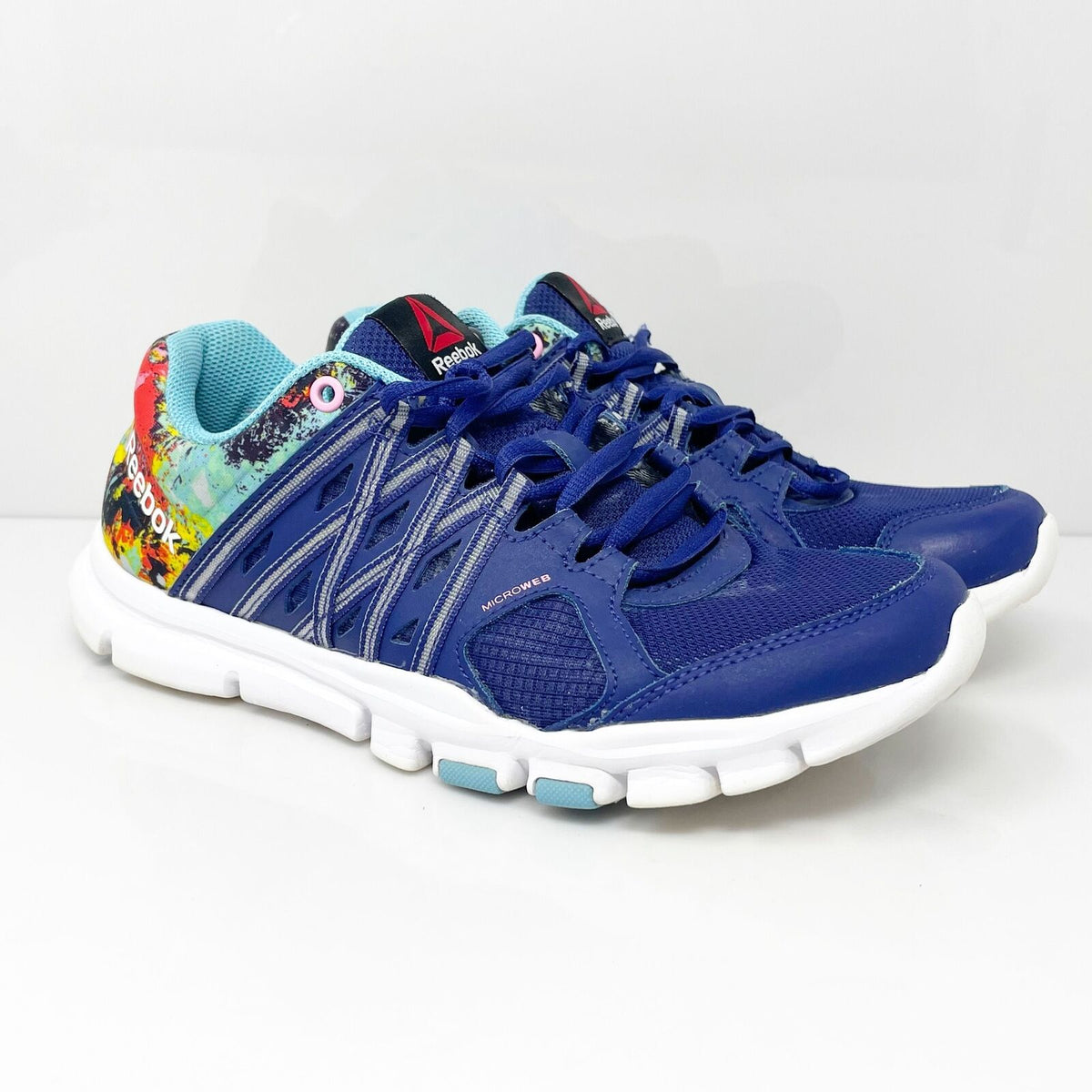 Conclusie bijvoorbeeld Soedan Reebok Womens Yourflex Trainette 8.0 V72516 Blue Running Shoes Sneaker–  SneakerCycle