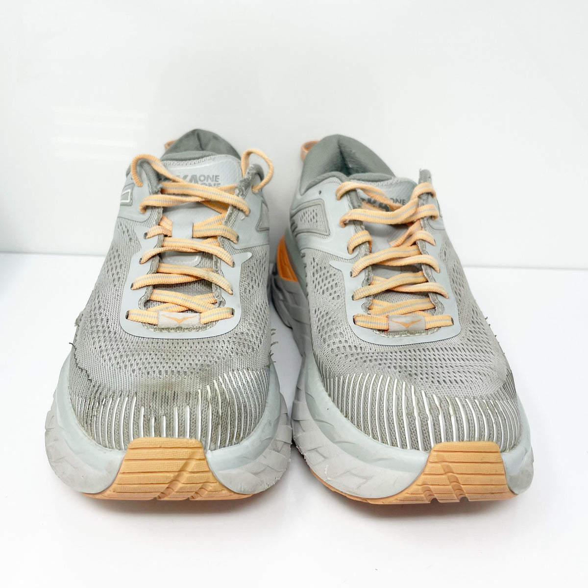 Hoka One One Womens Bondi 7 1110519 HMSH Gray Running Shoes Sneakers S ...