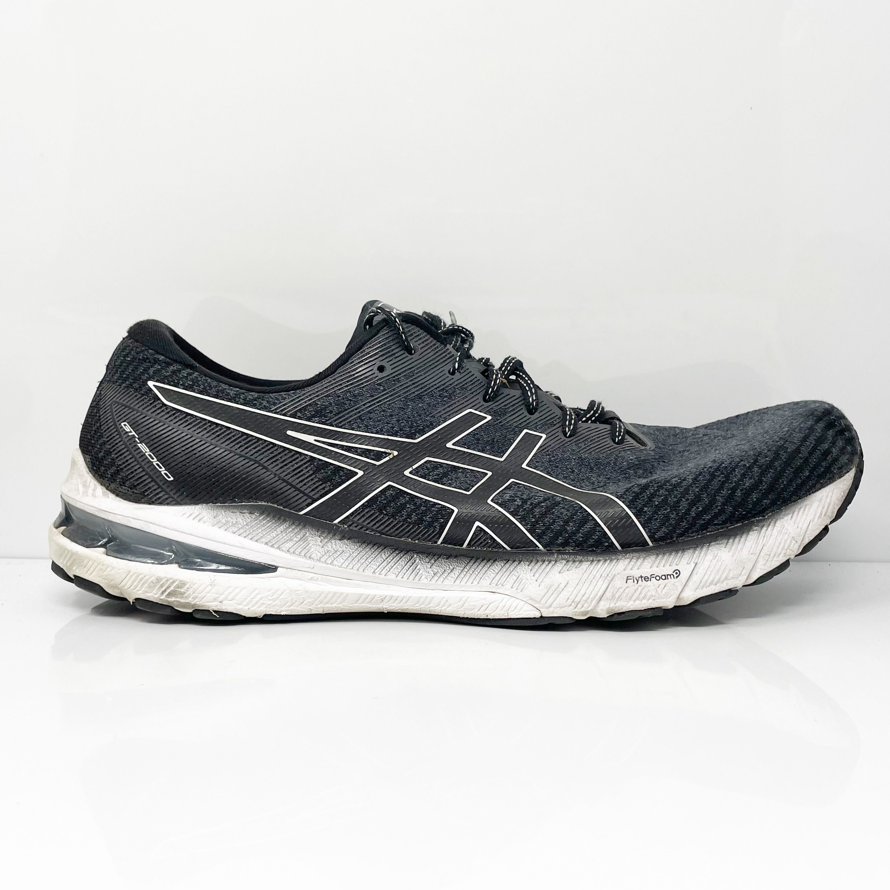 Asics Mens GT 2000 10 1011B186 Black Running Shoes Sneakers Size 13 W ...