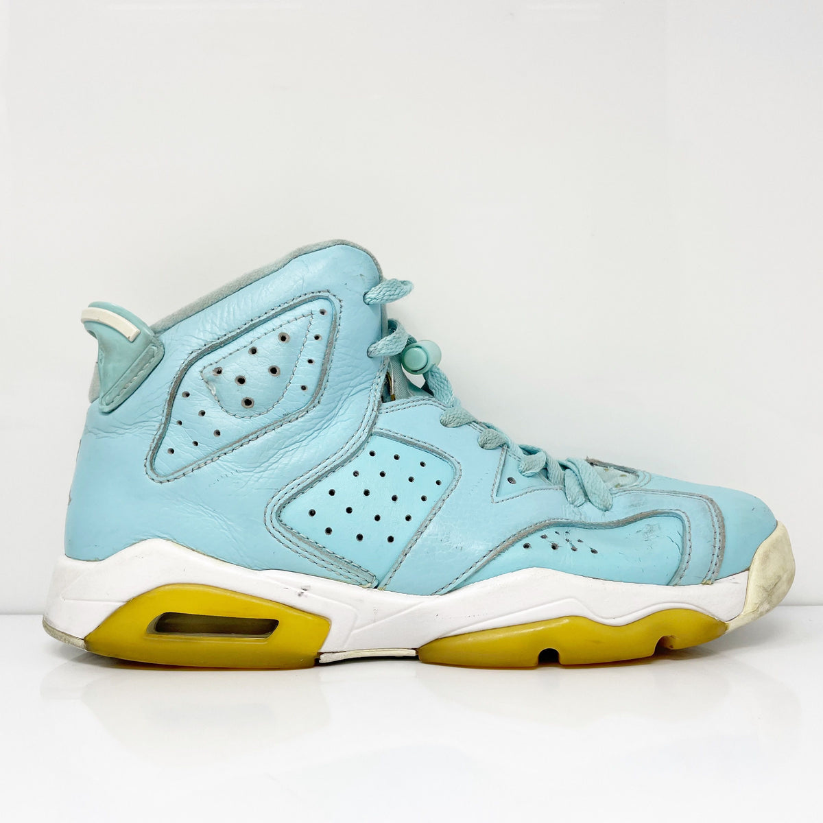 Nike Boys Air Jordan 6 543390-407 Blue Basketball Shoes Sneakers Size ...