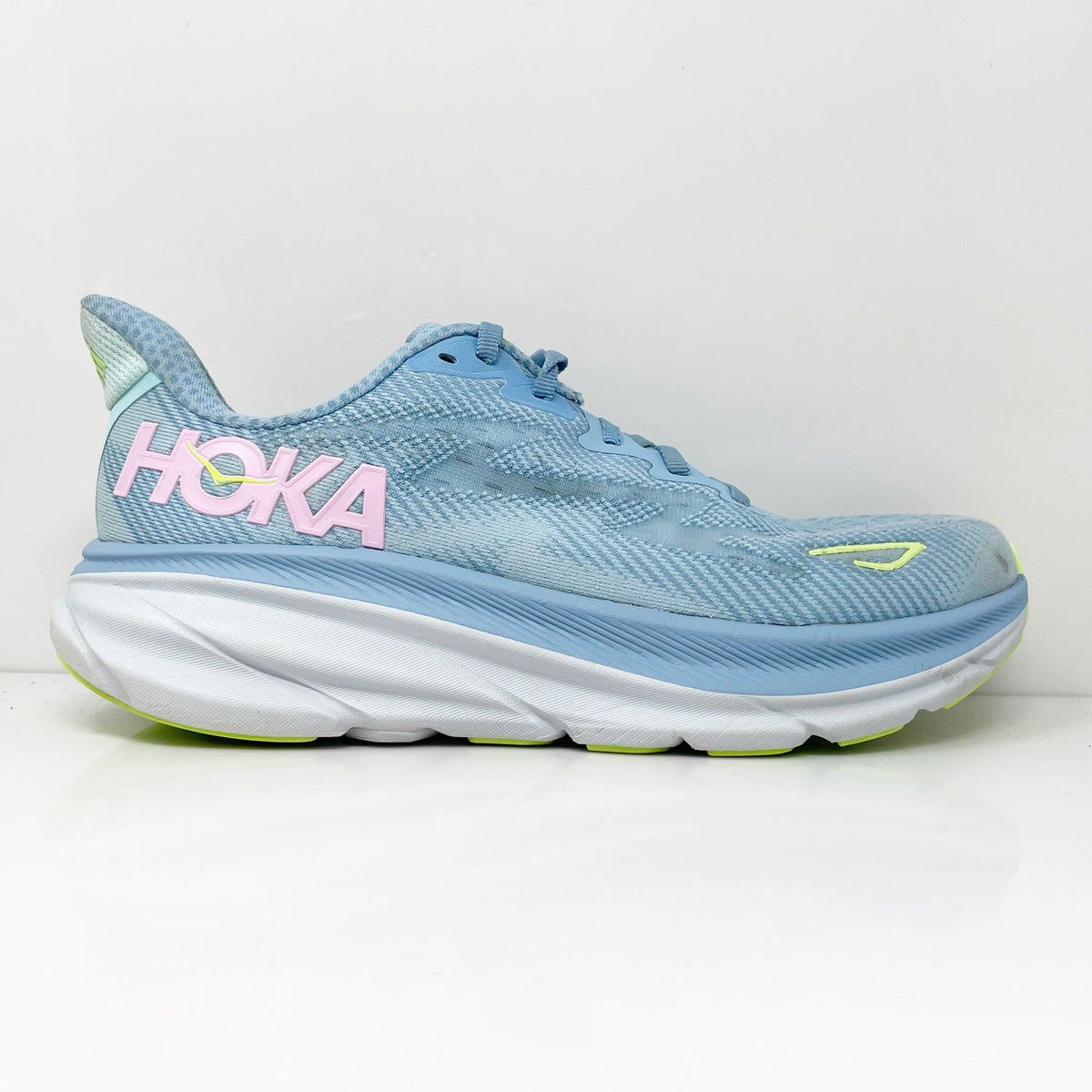 Hoka One One Womens Clifton 9 1127896 DNK Blue Running Shoes Sneakers ...