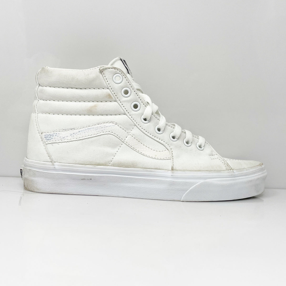 Vans Unisex Sk8 Hi 721356 White Casual Shoes Sneakers Size M 8.5 W 10 ...