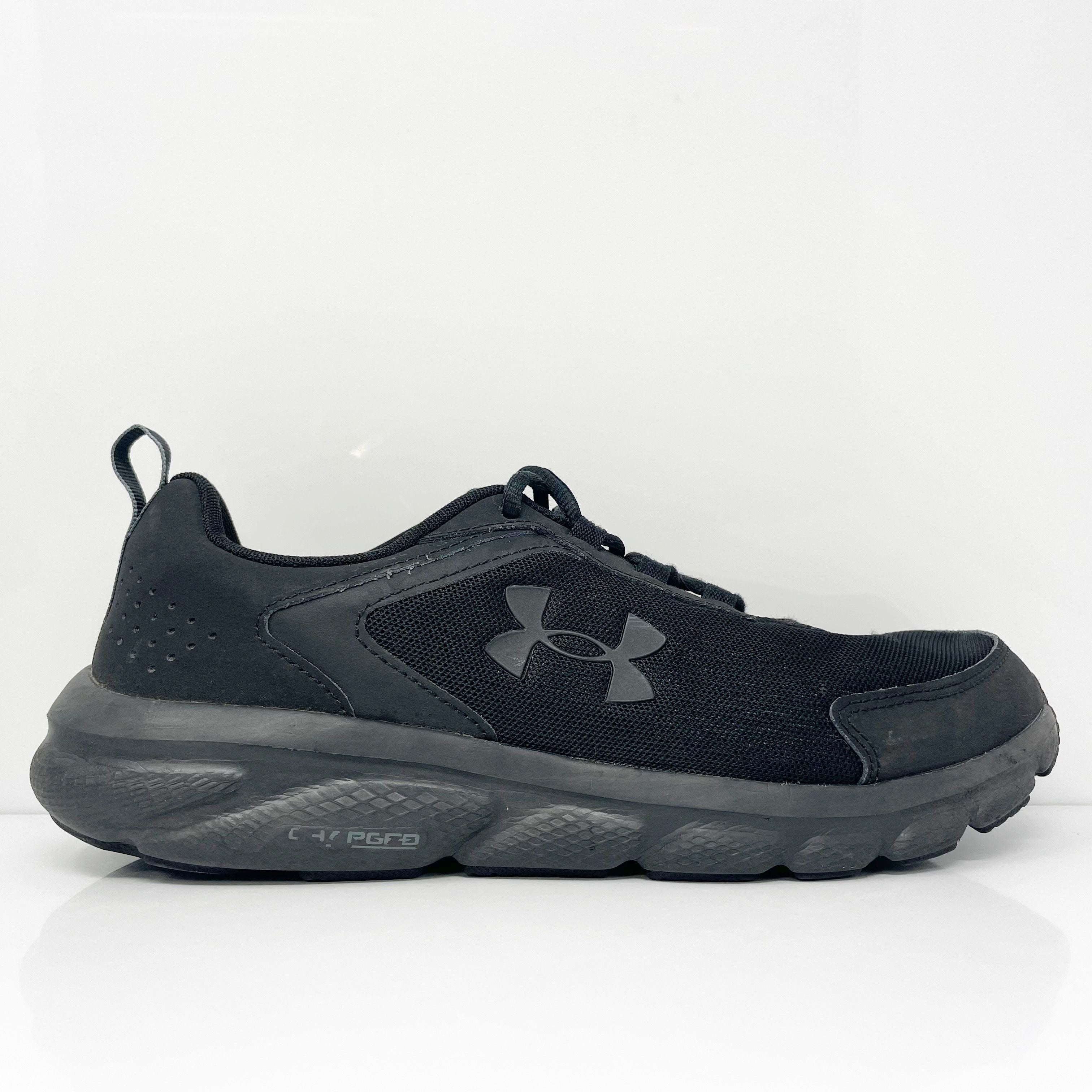 Under Armour Mens Charged Assert 9 3024857-002 Black Running Shoes Sne ...