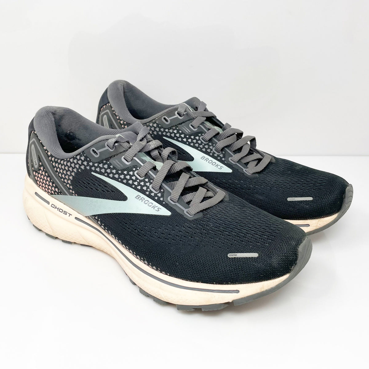 Brooks Womens Ghost 14 1203561B026 Black Running Shoes Sneakers Size 1 ...