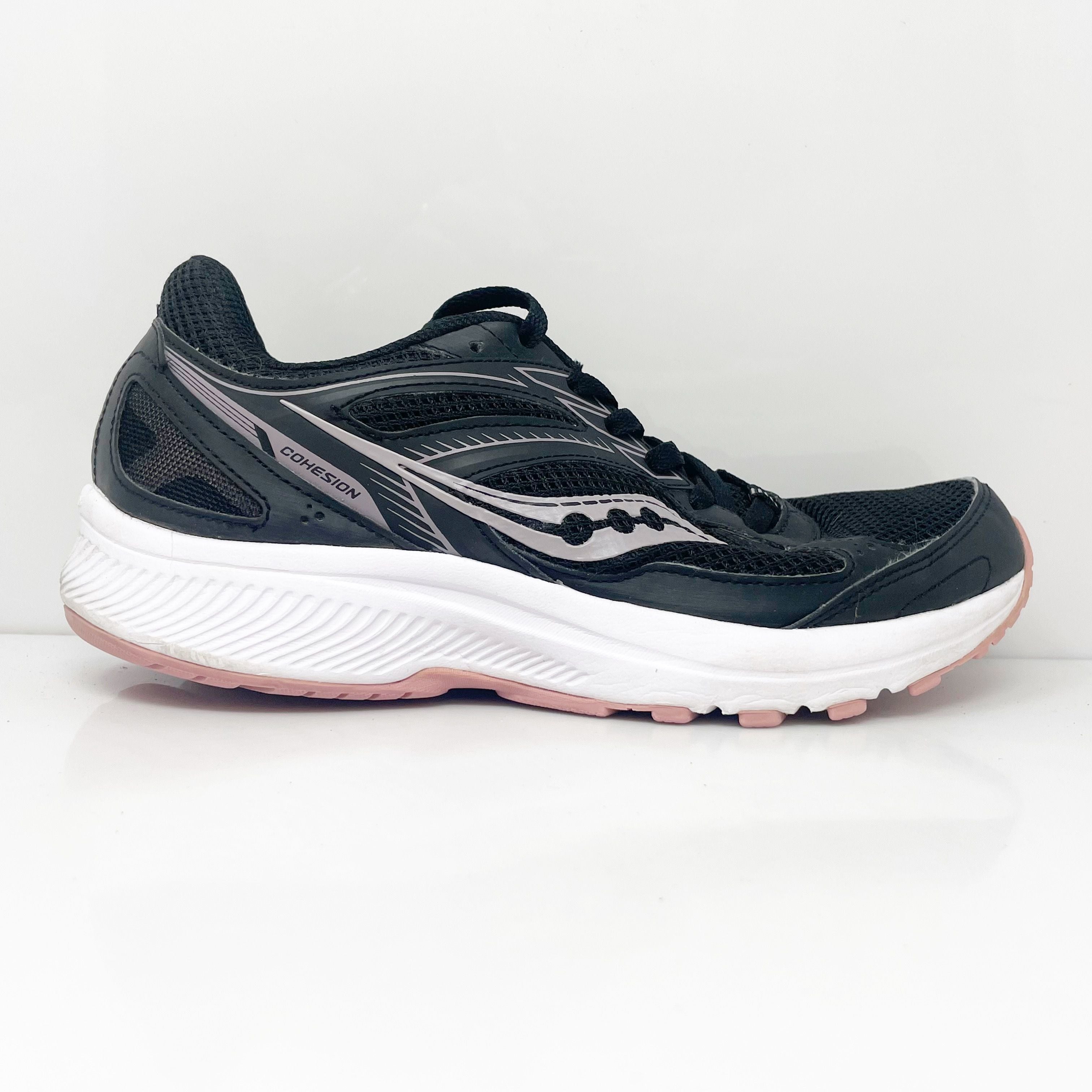 Saucony Womens Cohesion 14 S10628-1 Black Running Shoes Sneakers Size ...