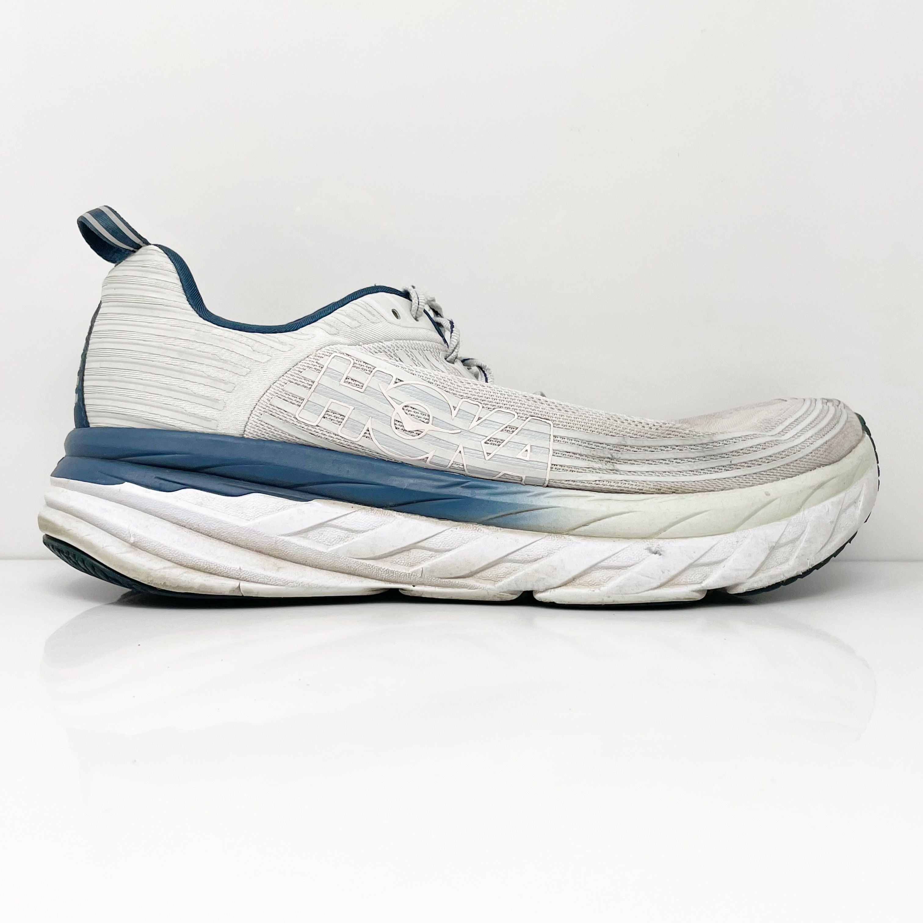 Womens Hoka One One Bondi 6 Running Shoes Size factory 10 Wide (D) Gray 1019272 LIKE NEW