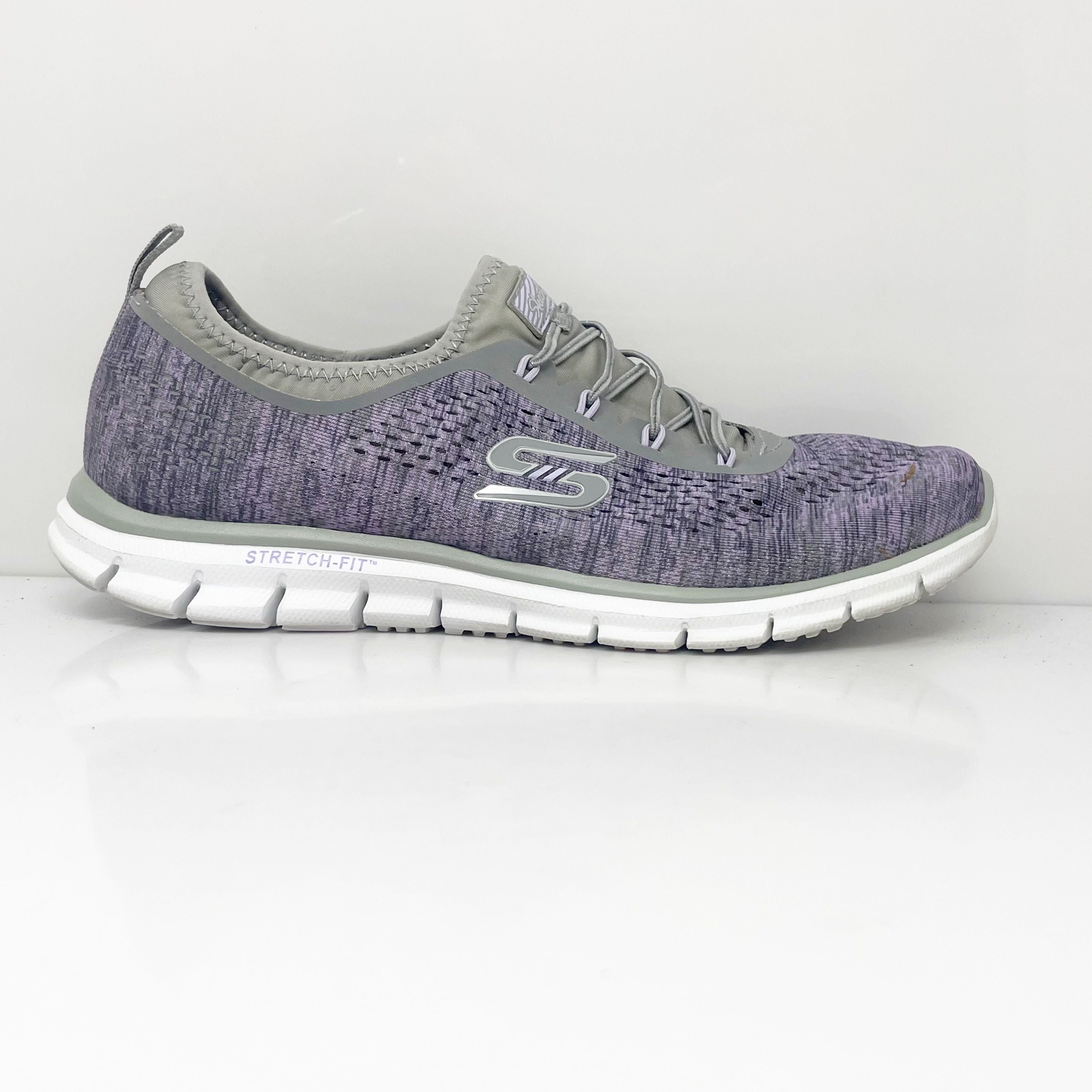 Skechers Womens Glider Stretch Fit 22722 Purple Running Shoes Sneakers Size 9