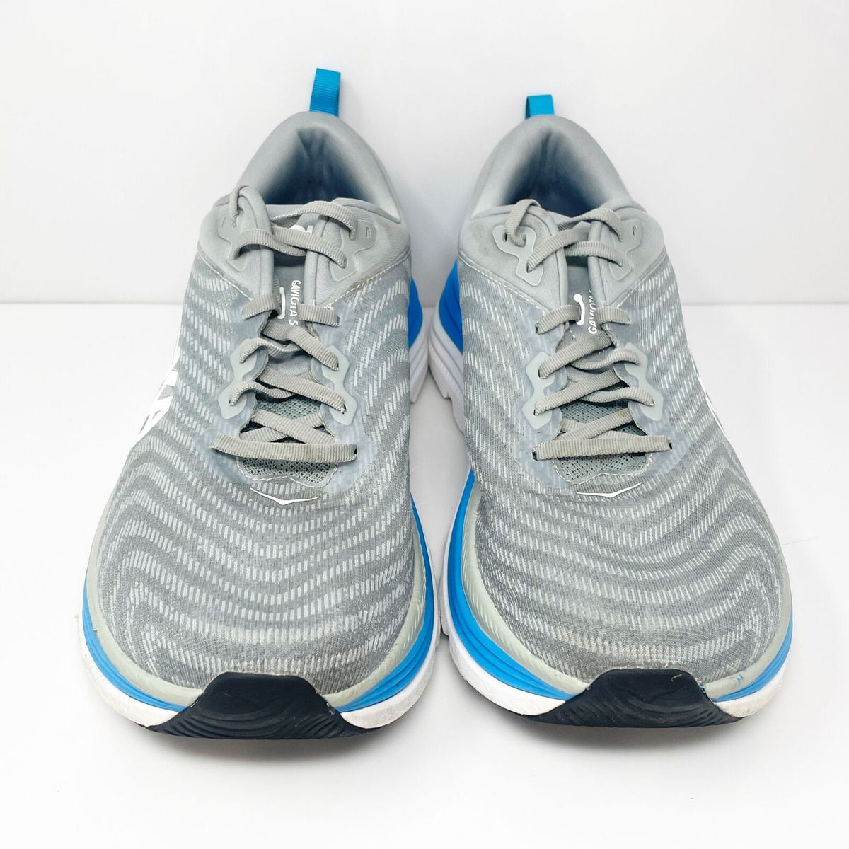 Hoka One One Mens Gaviota 5 1127929 LDVB Gray Running Shoes Sneakers S ...