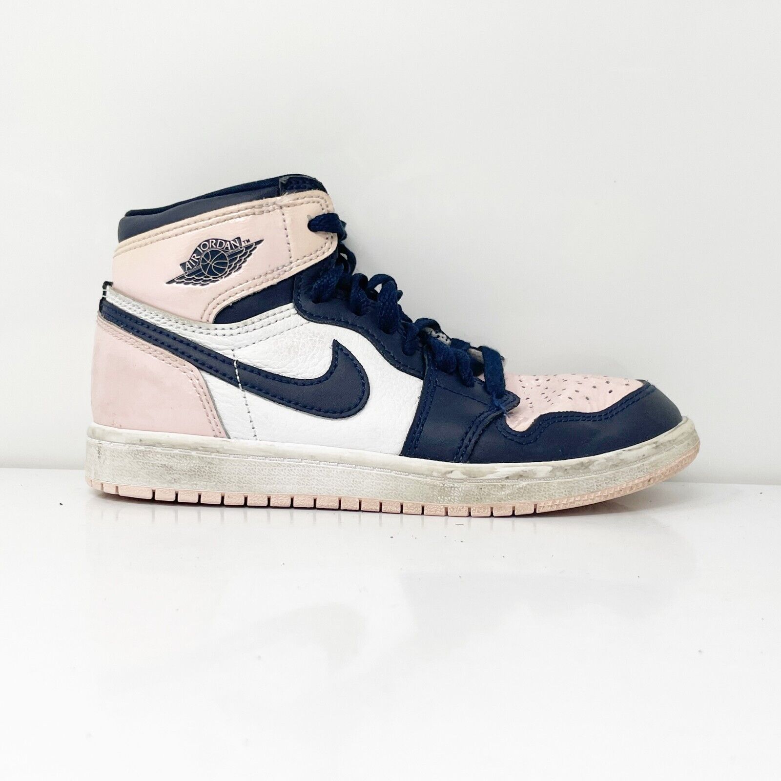 Nike Kids Jordan 1 Retro High OG CU0450-641 Pink outlet Basketball Shoes Sneakers Sz 9C