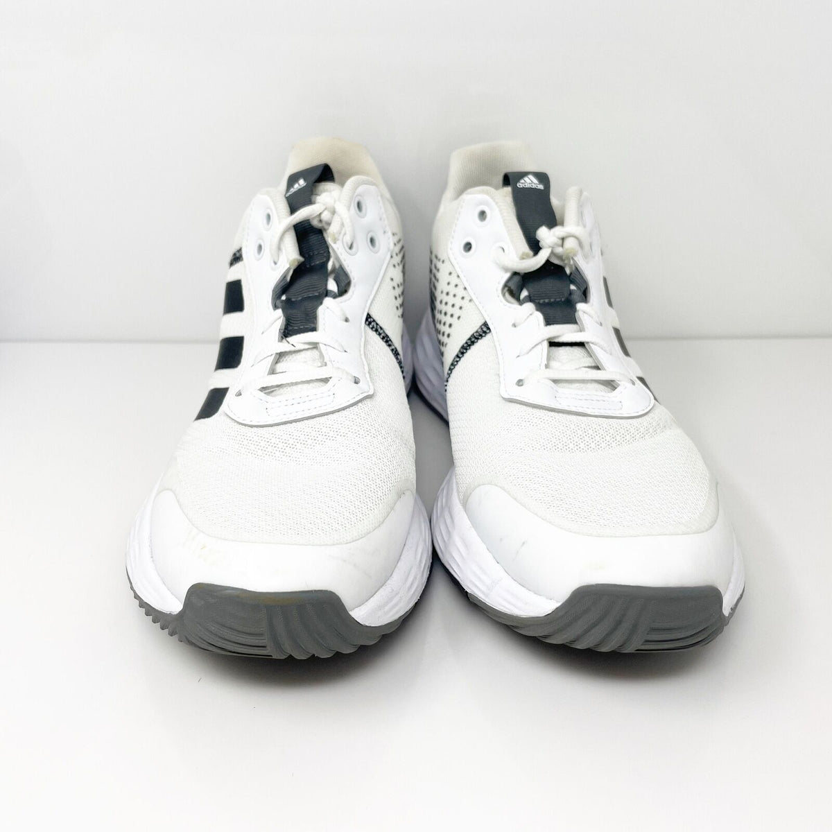 Adidas Mens Ownthegame 2.0 H00469 White Running Shoes Sneakers Size 9 ...