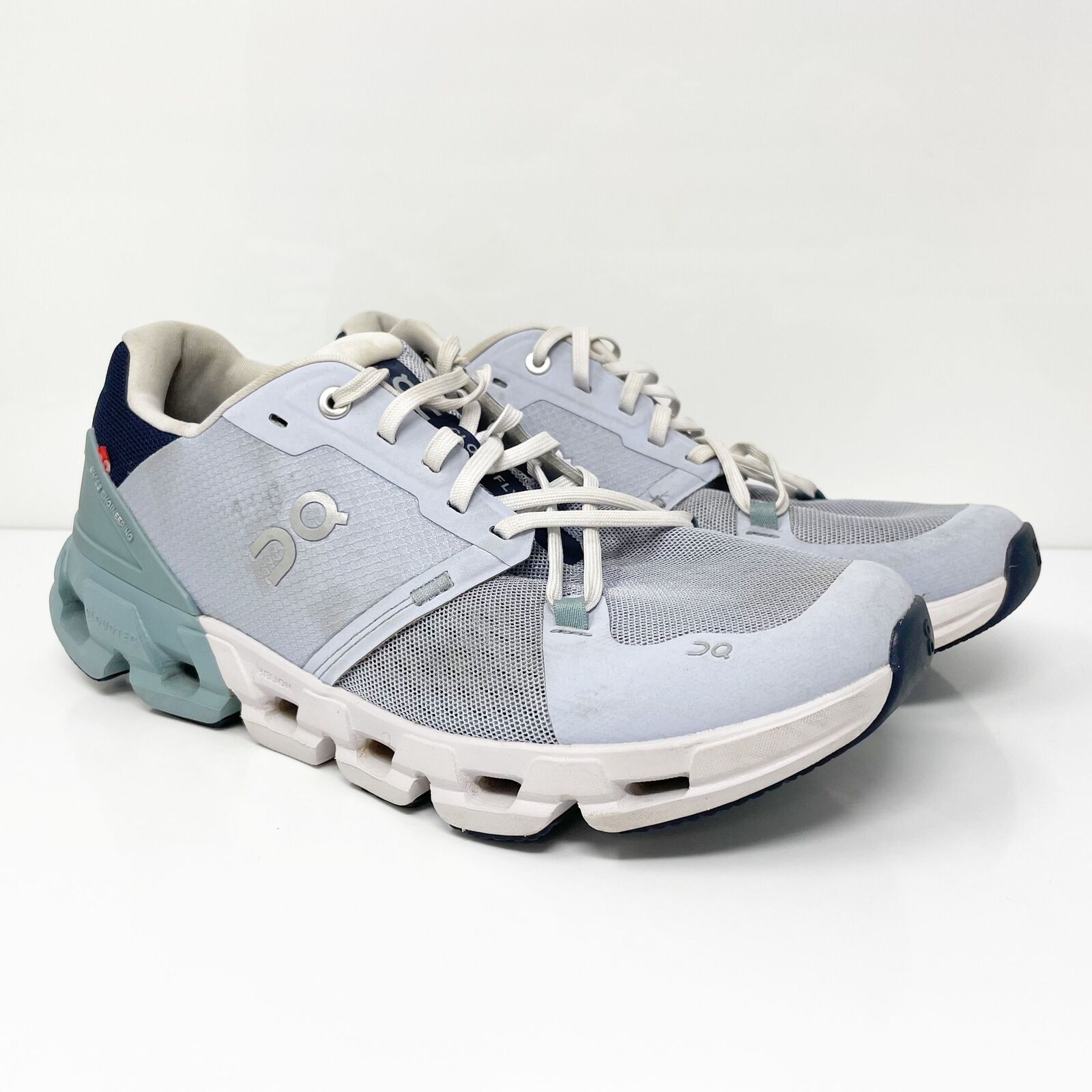 On Womens Swiss Engineering Cloudflyer 4 Gray Running Shoes Sneakers S ...