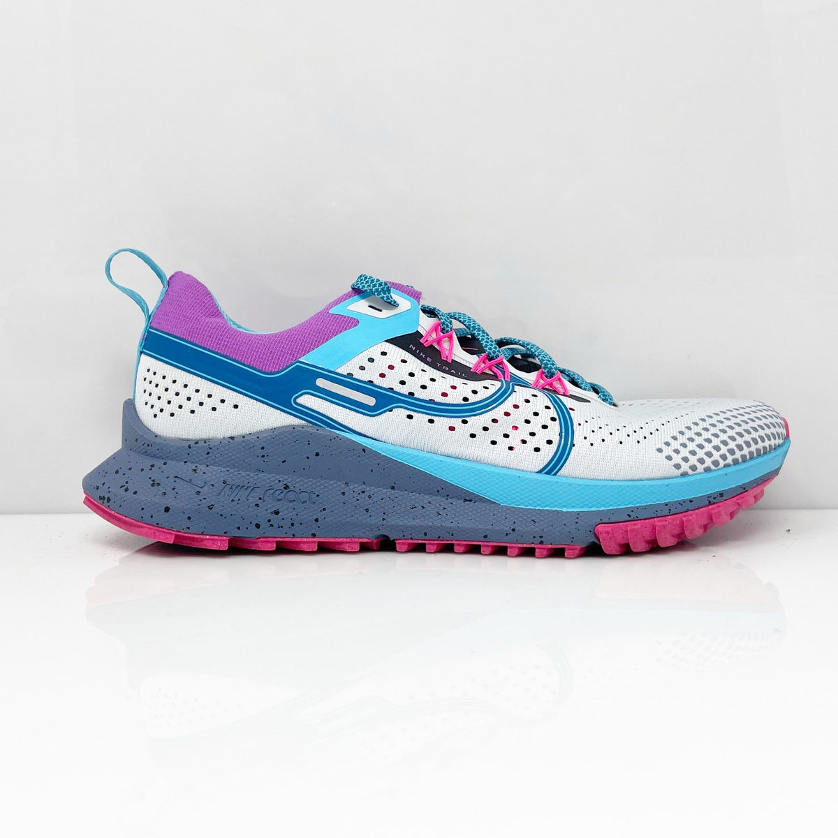 Nike Womens React Pegasus Trail 4 SE FB7806-001 Gray Running Shoes Sne ...