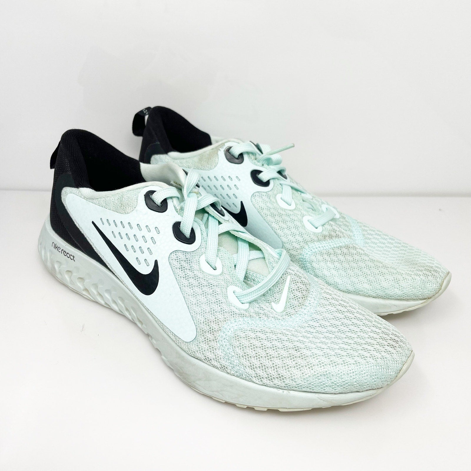 Nike Womens Legend React AA1626-302 Blue Running Shoes Sneakers Size 7 ...