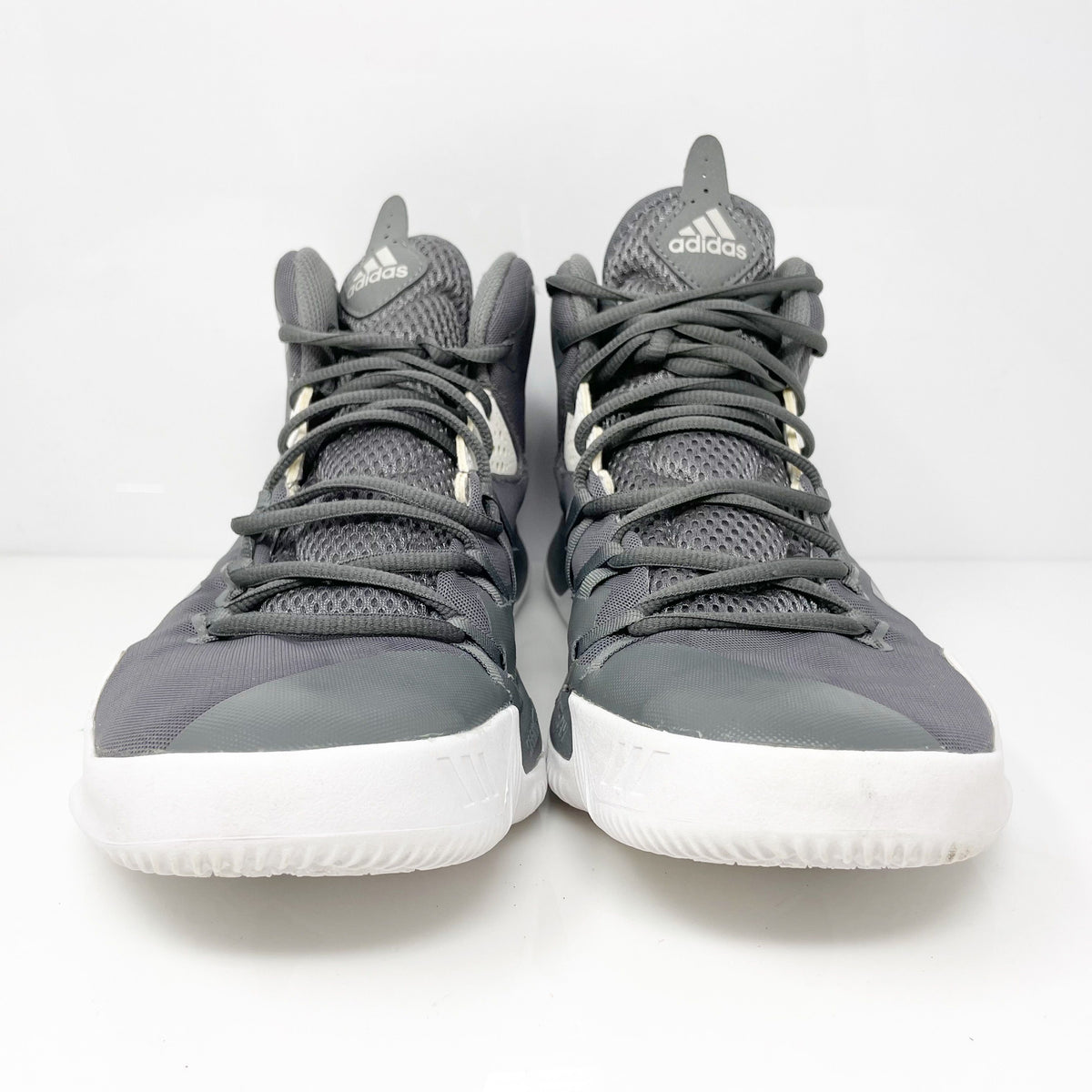 Adidas Mens Dual Threat 2017 BY4179 Gray Basketball Shoes Sneakers Siz ...