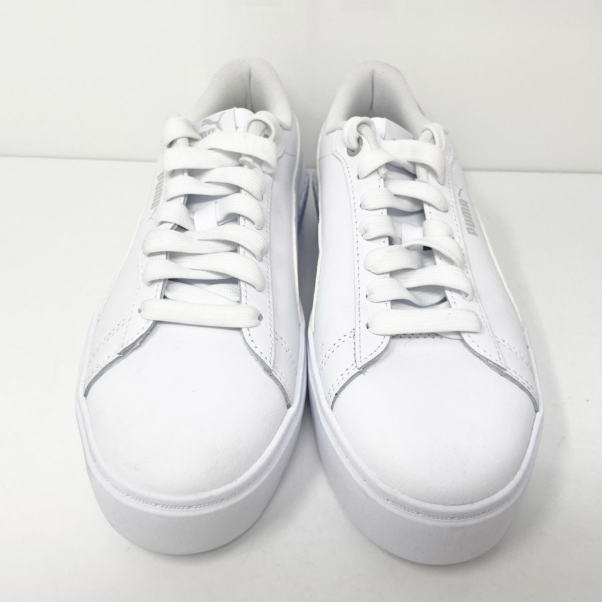 Puma Womens Smash Platform V2 394006-01 White Casual Shoes Sneakers Si ...