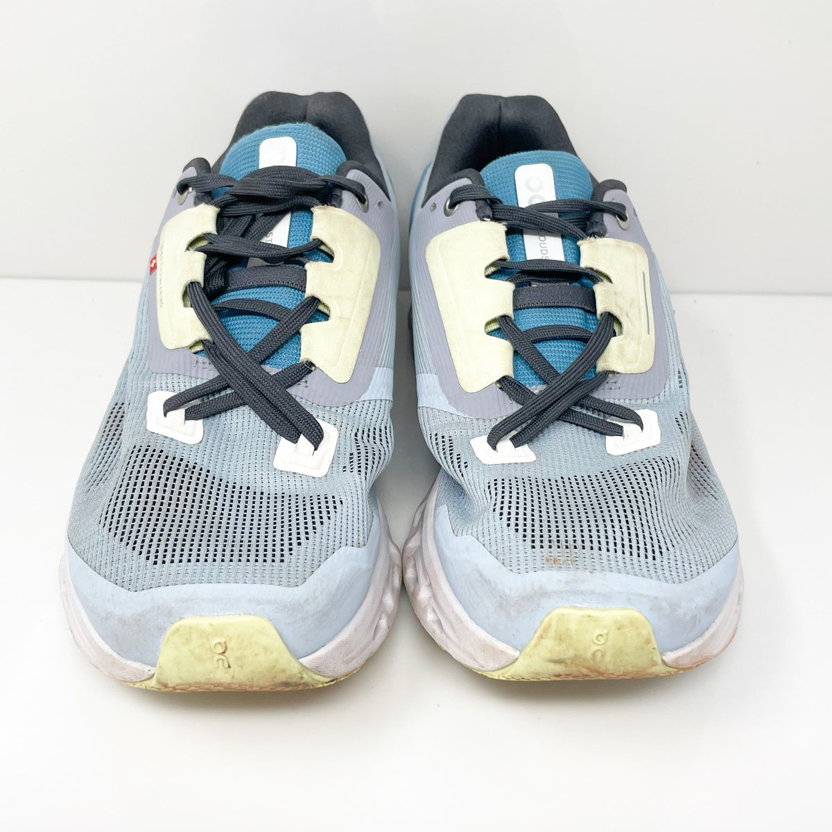 On Womens Swiss Engineering Cloudstratus Blue Running Shoes Sneakers S ...