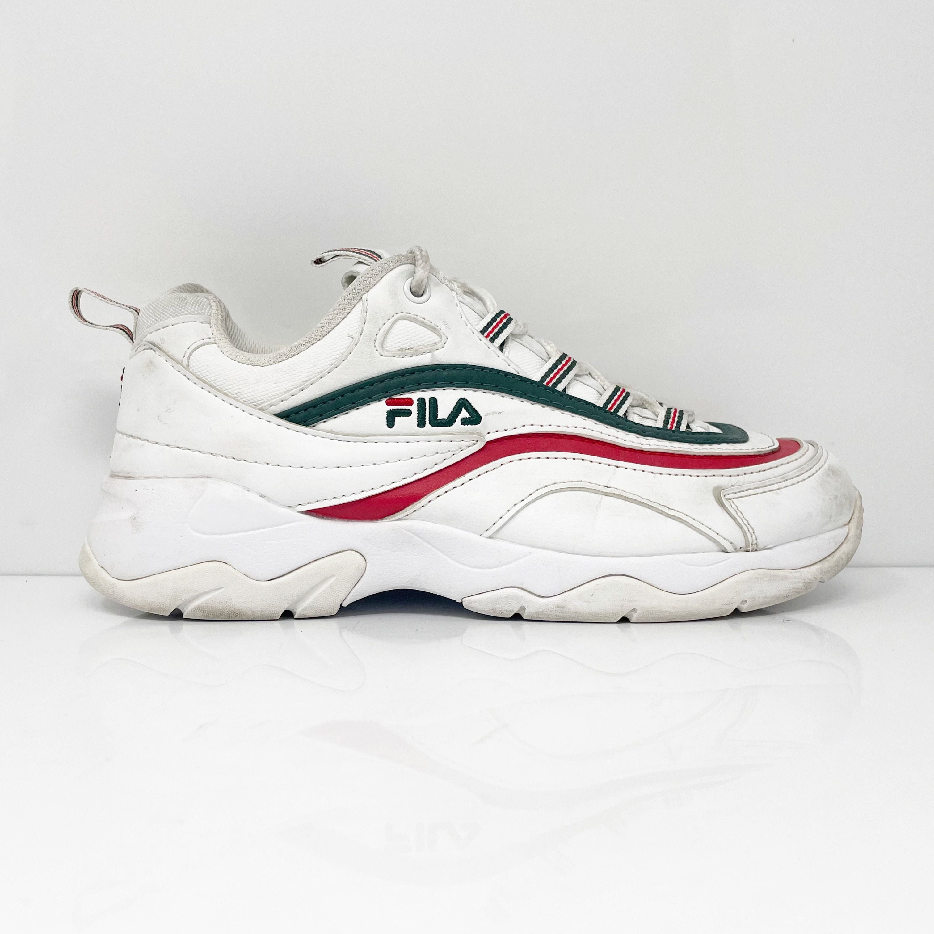 Fila Womens Ray 5RM00522 124 White Casual Shoes Sneakers Size 8.5