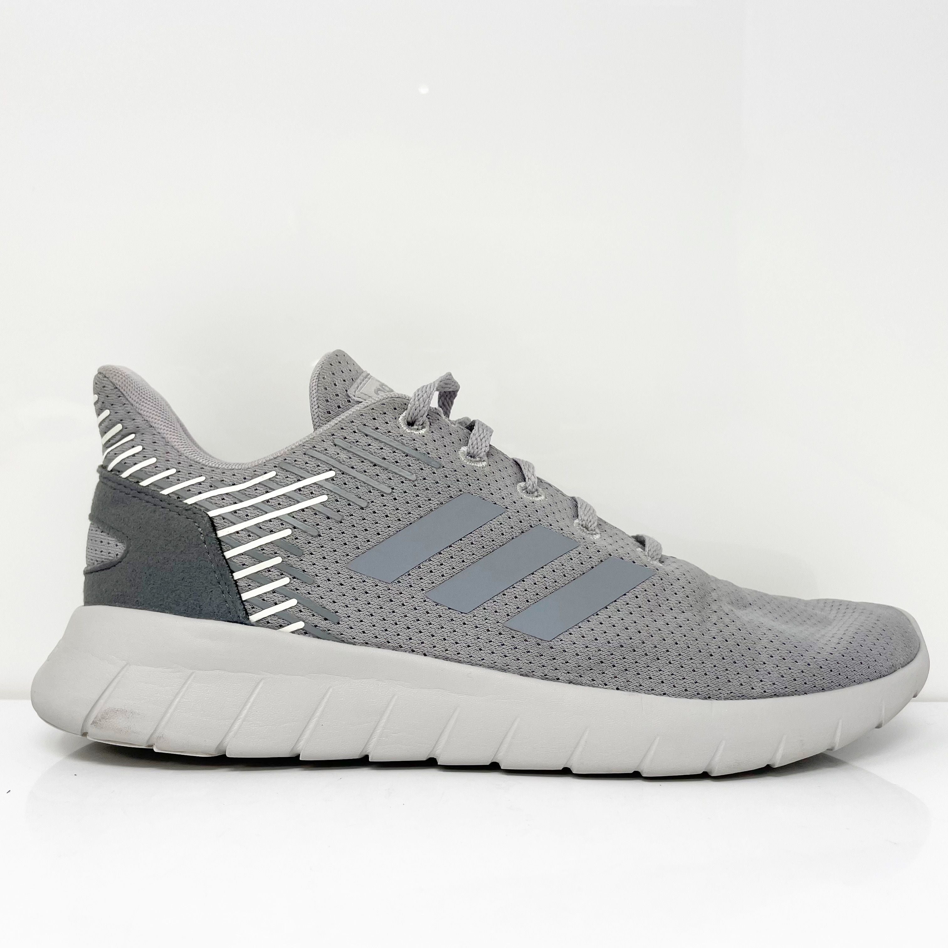 Adidas Mens Asweerun EG3174 Gray Running Shoes Sneakers Size 8