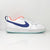 Nike Boys Court Borough Low 2 BQ5448-112 White Casual Shoes Sneakers Size 7Y