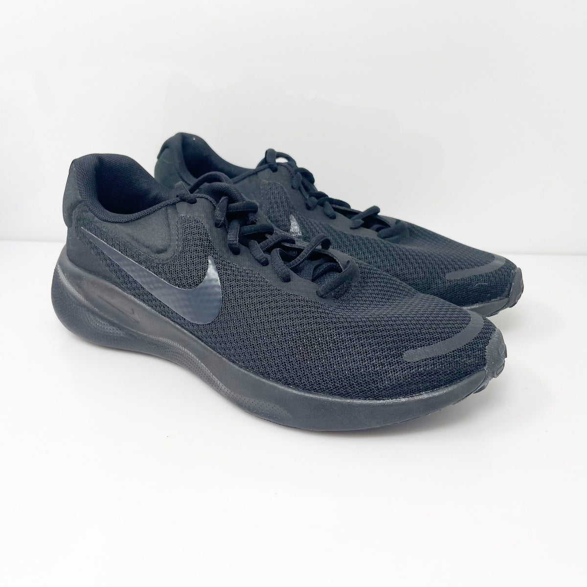 Nike Womens Revolution 7 FB2208-002 Black Running Shoes Sneakers Size ...