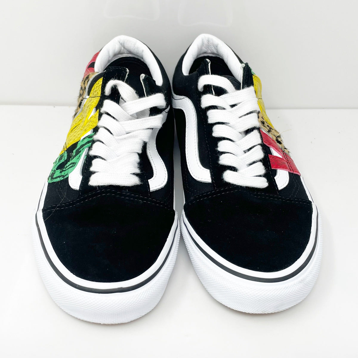 Vans Unisex Off The Wall 721454 Black Casual Shoes Sneakers Size M 6.5 ...