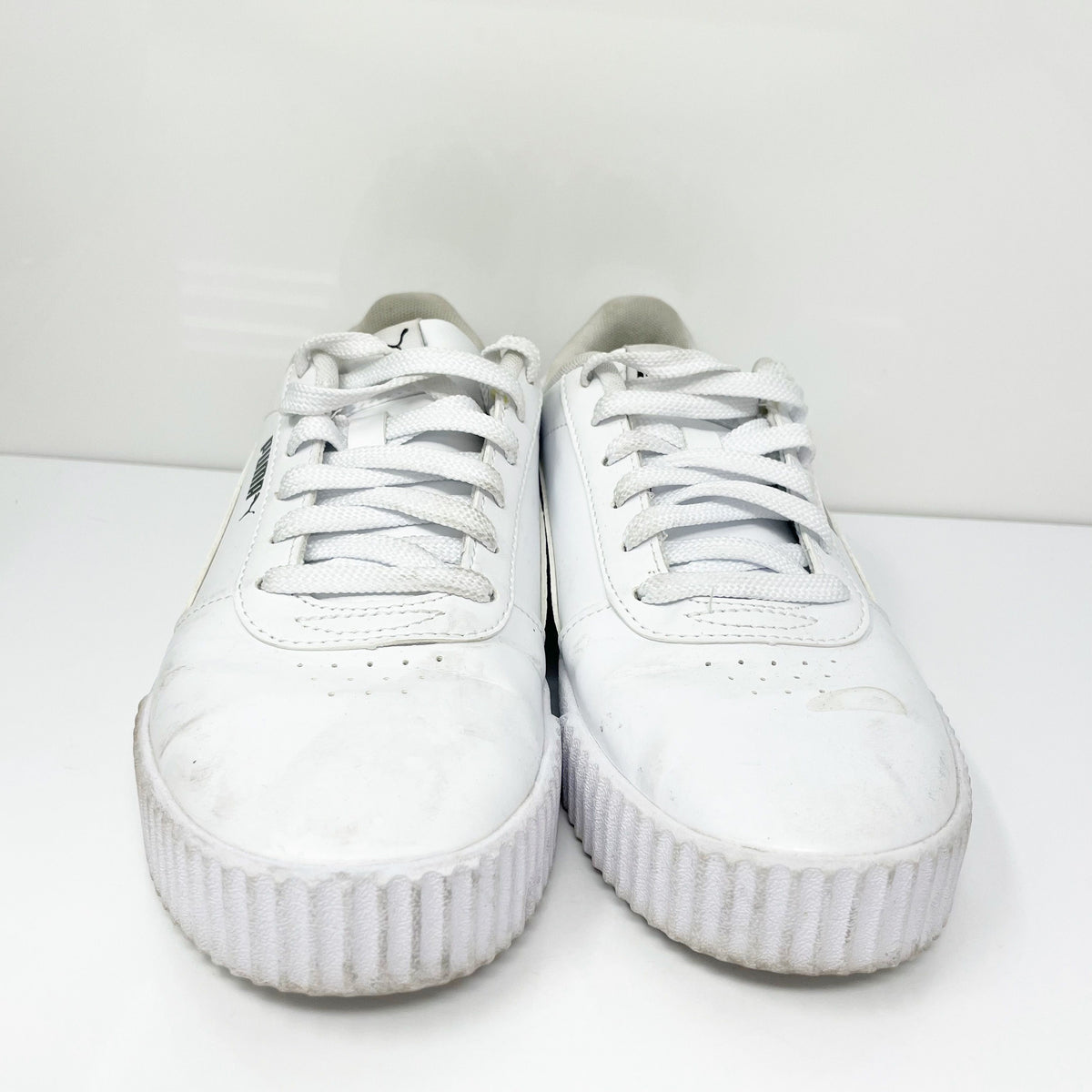 Puma Womens Carina 374106-01 White Casual Shoes Sneakers Size 7.5 ...