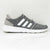 Adidas Womens Cloudfoam QT Racer FX3427 Gray Running Shoes Sneakers Size 6