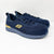 Skechers Womens Bulkin Balran 108033 Blue Casual Shoes Sneakers Size 7.5
