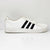 Adidas Mens Baseline AW4299 White Casual Shoes Sneakers Size 6.5
