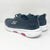 Skechers Womens Gowalk 5 124228 Black Running Shoes Sneakers Size 8