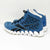 Reebok Mens Zig Slash 74-J82137 Blue Basketball Shoes Sneakers Size 5.5