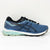 Asics Womens GT 1000 7 1012A029 Blue Running Shoes Sneakers Size 8.5 W
