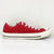 Converse Unisex CT All Star OX 160517F Red Casual Shoes Sneakers Size M 6 W 8